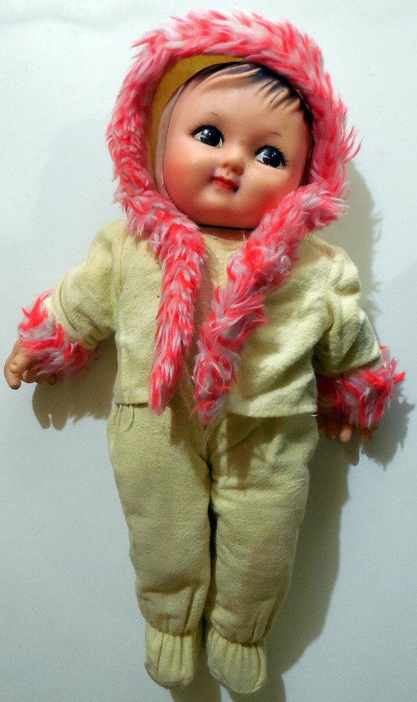 VINTAGE DOLL MADE IN CHINA red 1970s 洋娃娃 文化革命 CULTURAL REVOLUTION