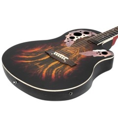 🎸WINTER SPECIAL!🎸O Style Acoustic-Electric Guitar +Soft Case/Gig Bag +Strap!