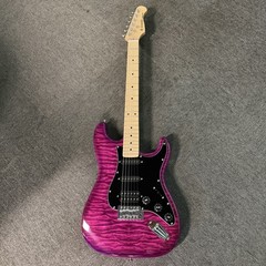Electric Guitar with Amp and Accessories Full-Size Violet Purple Donner DST-95