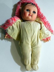 VINTAGE DOLL MADE IN CHINA red 1970s 洋娃娃 文化革命 CULTURAL REVOLUTION