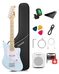 Donner DJM-100 Kids Guitar – 30 Inch Short Scale Electric Guitar for School