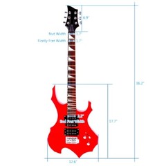 🎄HOLIDAY SPECIAL!🎄 +AMP! ESP Style Electric Guitar Case/Bag, Strap, Cable!