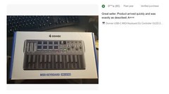 Donner DMK-25 Pro USB MIDI Keyboard Controller 25 Key With DAW Software | Blac.