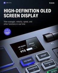 Donner DMK-25 Pro USB MIDI Keyboard Controller 25 Key With DAW Software | Blac.