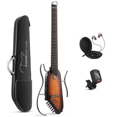 🎸 Donner HUSH-1 Headless Travel Acoustic Electric Guitar Home Silent Pratice
