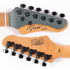 Grote Solid Electric GuitarMatte Finish Poplar Body (Green Black)