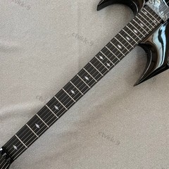 Solid Body Electric Guitar Stainless Rounded Fret FR Bridge C Neck Free Shipping