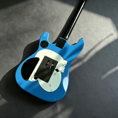 Ship US Blue “Arm The Homeless” Electric Guitar Black Floyd Rose Tremolo